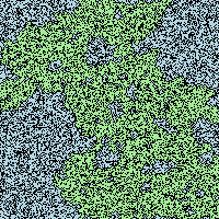 Percolated array